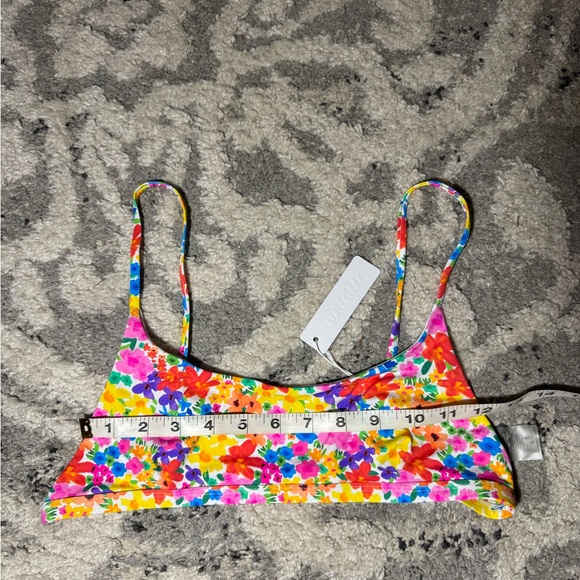 NWT Bright Swimwear multicoloured floral bikini top 🪷 - Picture 5 of 6